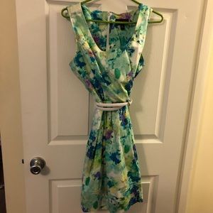 Colorful Paint Splash Dana Buchman Dress
